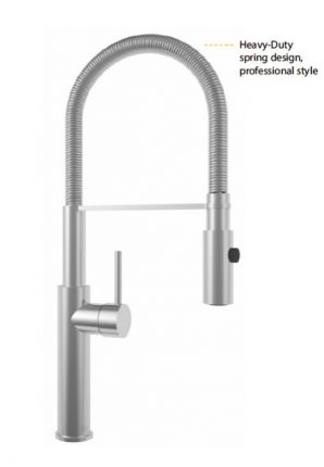 Modern Spring Commercial Style Kitchen Faucet - Model : RBF-005