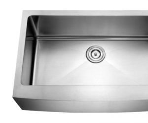 Large Rectangle Single Bowl, Apron Front Stainless Steel Kitchen Sink - Model : RBS-UAZ-105-ST