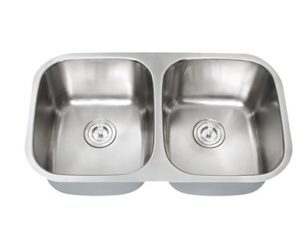 50/50 Equal Bowl Stainless Steel Kitchen Sink - Model : RBS-202-ST