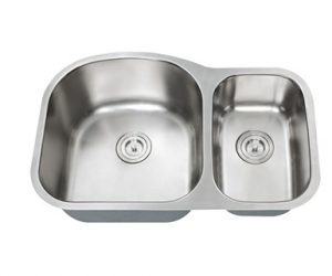 70/30 Large Bowl Left Stainless Steel Kitchen Sink - Model : RBS-203-ST